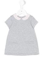 Burberry Kids - Check Collar Dress - Kids - Cotton/polyester - 18 Mth, Grey