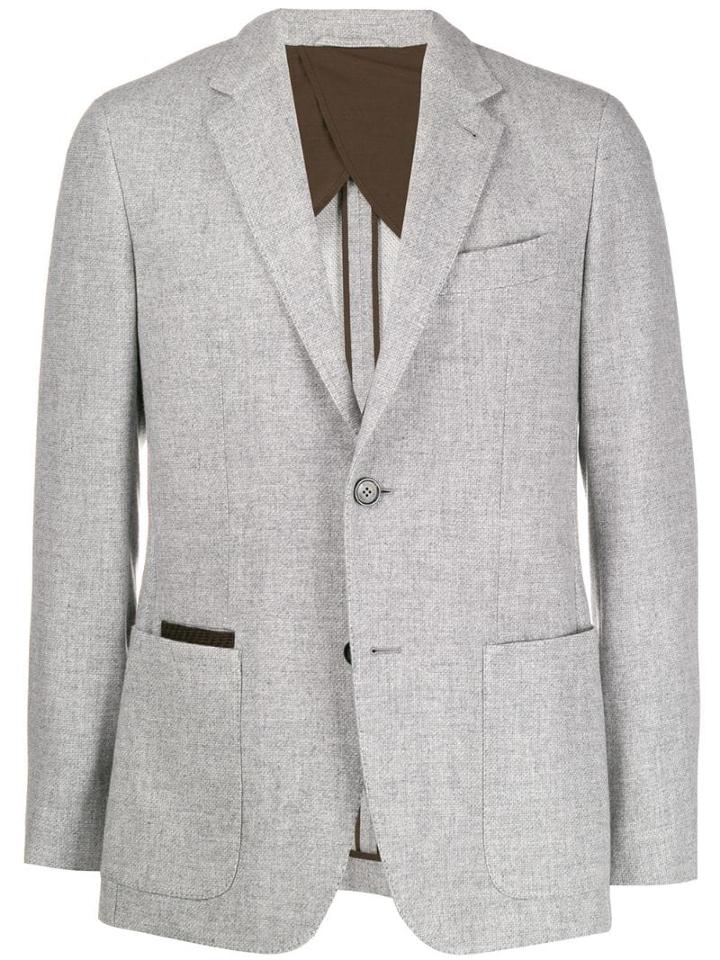 Ermenegildo Zegna Classic Single-breasted Blazer - Grey