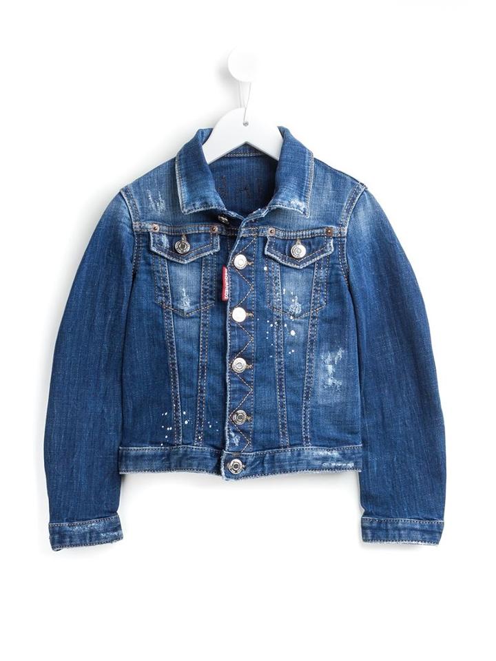 Dsquared2 Kids Denim Jacket, Boy's, Size: 10 Yrs, Blue
