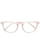 Elie Saab Round Frame Glasses - White