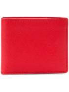 Maison Margiela Bi-fold Logo Wallet - Red