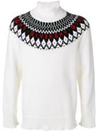 Givenchy Roll Neck Logo Sweater - White