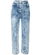 Aalto Tie-dye Cropped Jeans - Multicolour