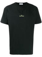 Stone Island Embroidered T-shirt - Black
