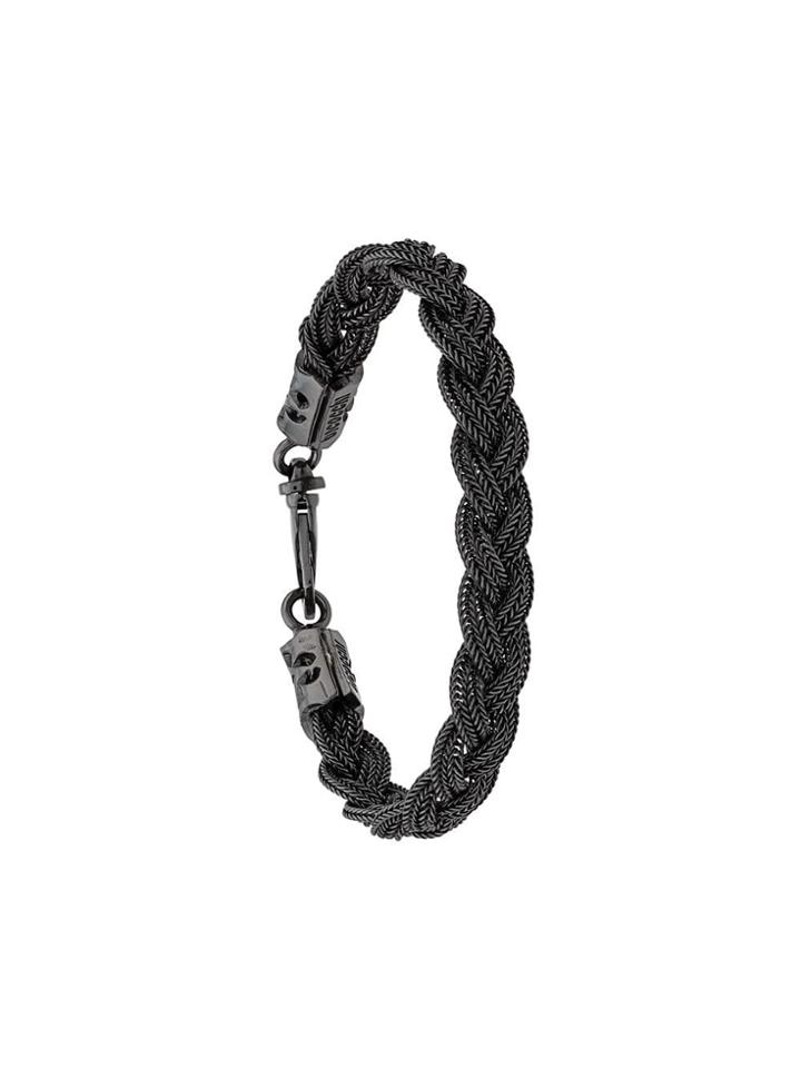 Emanuele Bicocchi Rope Chain Bracelet - Black