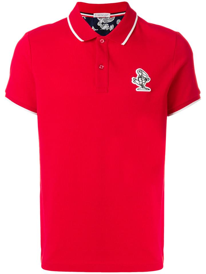 Moncler Slim Fit Polo Shirt - Red