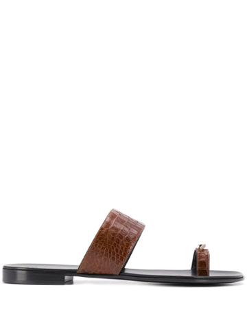 Giuseppe Zanotti Orlando Sandals - Brown
