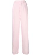 Joseph Tailored Baggy Trousers - Pink & Purple