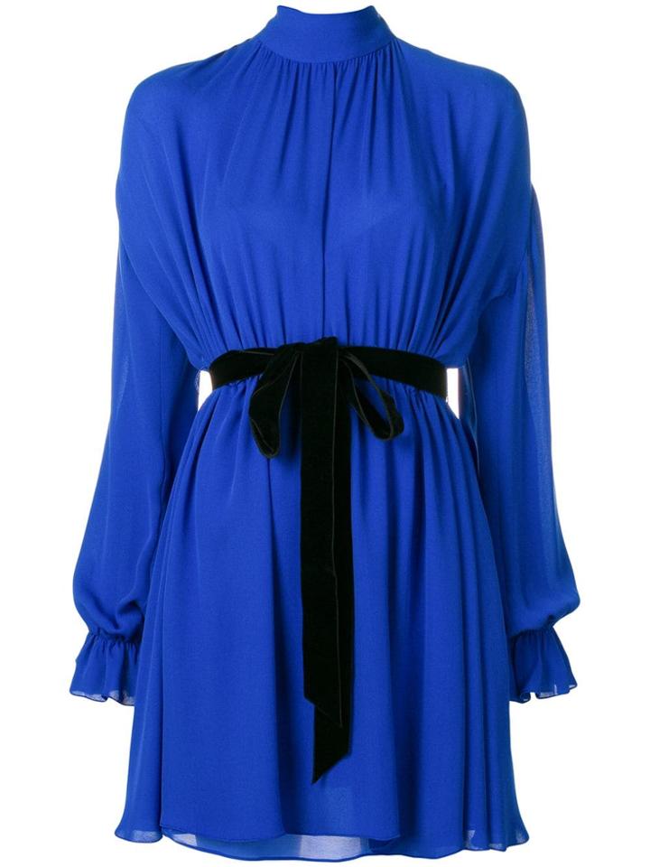 Valentino Flowing Mini Dress - Blue