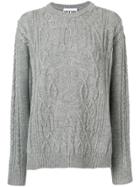 Moschino Pattern Loose Sweater - Grey