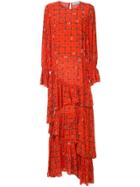 Preen Line Floral Tiered Maxi Dress