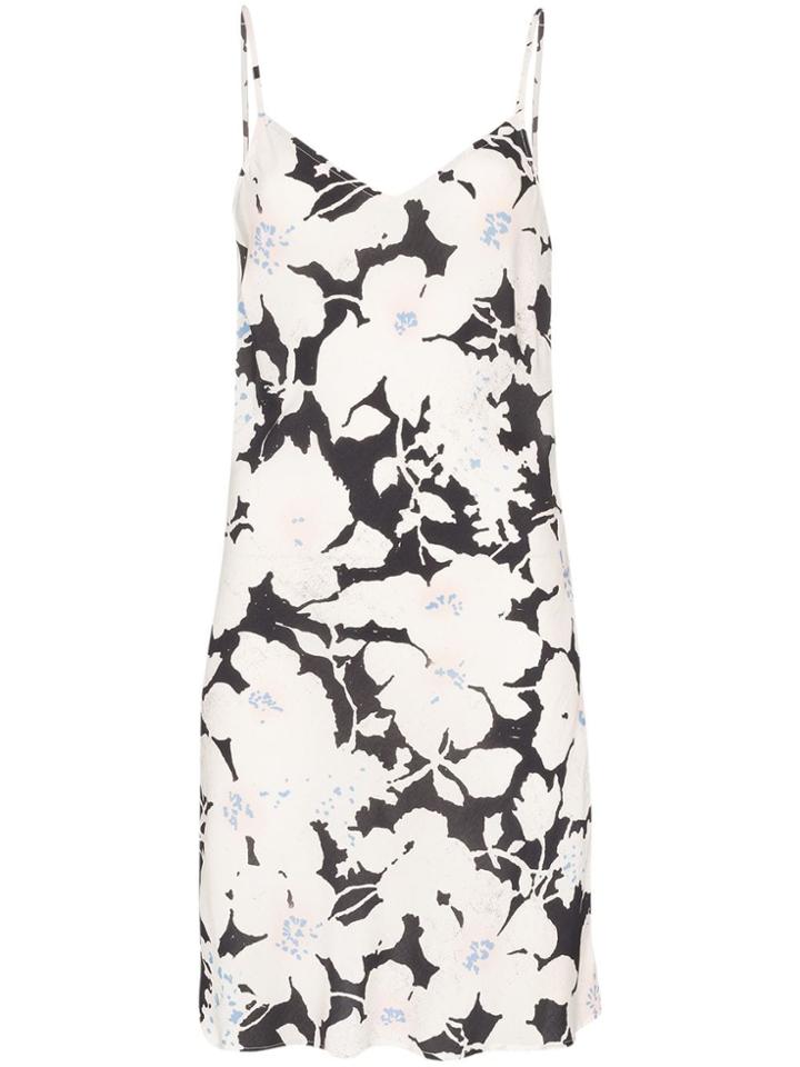 Double Rainbouu Cloud Control Slow Lane Printed Slip Dress - White