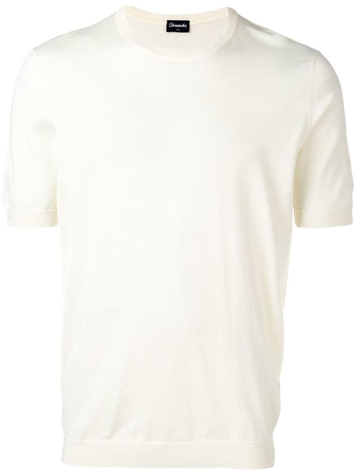 Drumohr Classic Knit T-shirt - White