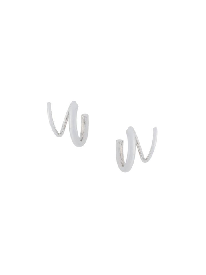 Maria Black Dogma Twirl Earrings - Metallic