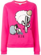Kenzo Cactus Sweatshirt, Women's, Size: Xs, Pink/purple, Cotton