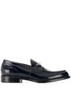 Green George T-bar Detail Loafers - Blue