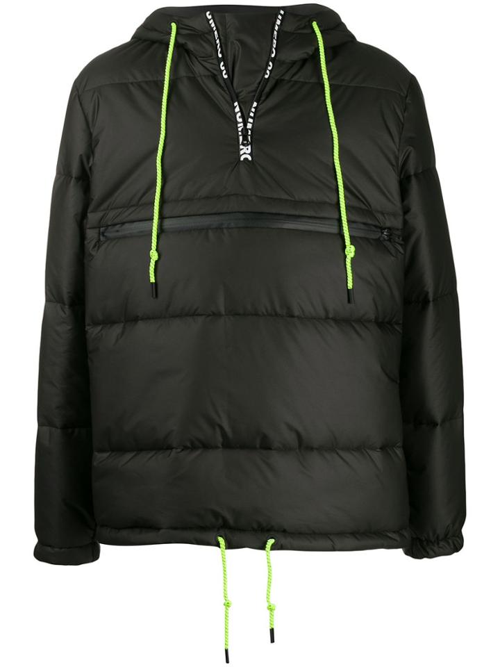 Numero00 Quilted Puffer Jacket - Black