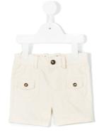 Gucci Kids - Gg Label Shorts - Kids - Cotton - 3-6 Mth, Nude/neutrals