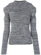 Zoe Jordan Cold Shoulder Jumper - Grey