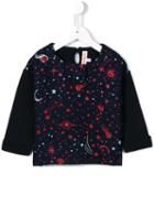 Anne Kurris 'jungle' Stars Print Sweatshirt, Girl's, Size: 8 Yrs, Blue