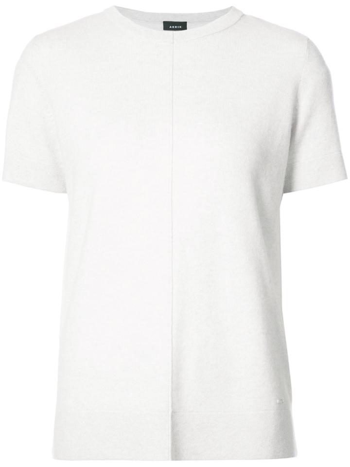 Akris Fine Knit T-shirt - Grey