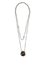 Rosa Maria Quartz And Diamond Pendant Necklace
