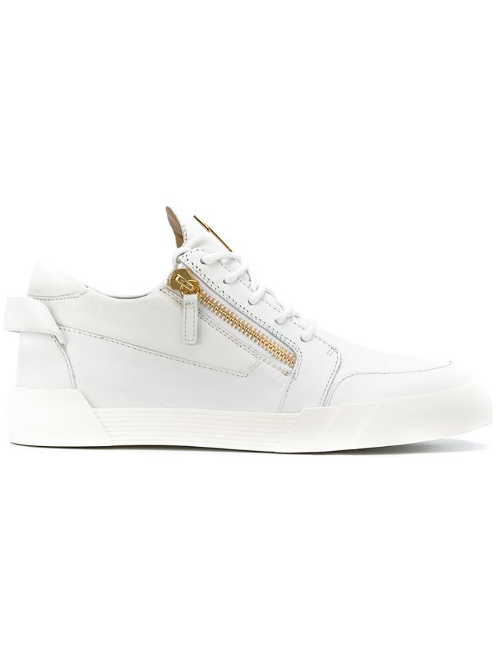 Giuseppe Zanotti Design Shark Low-top Sneakers - White