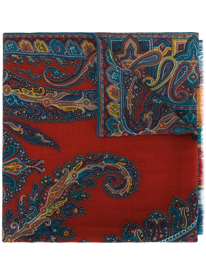 Etro Delhy Scarf - Red