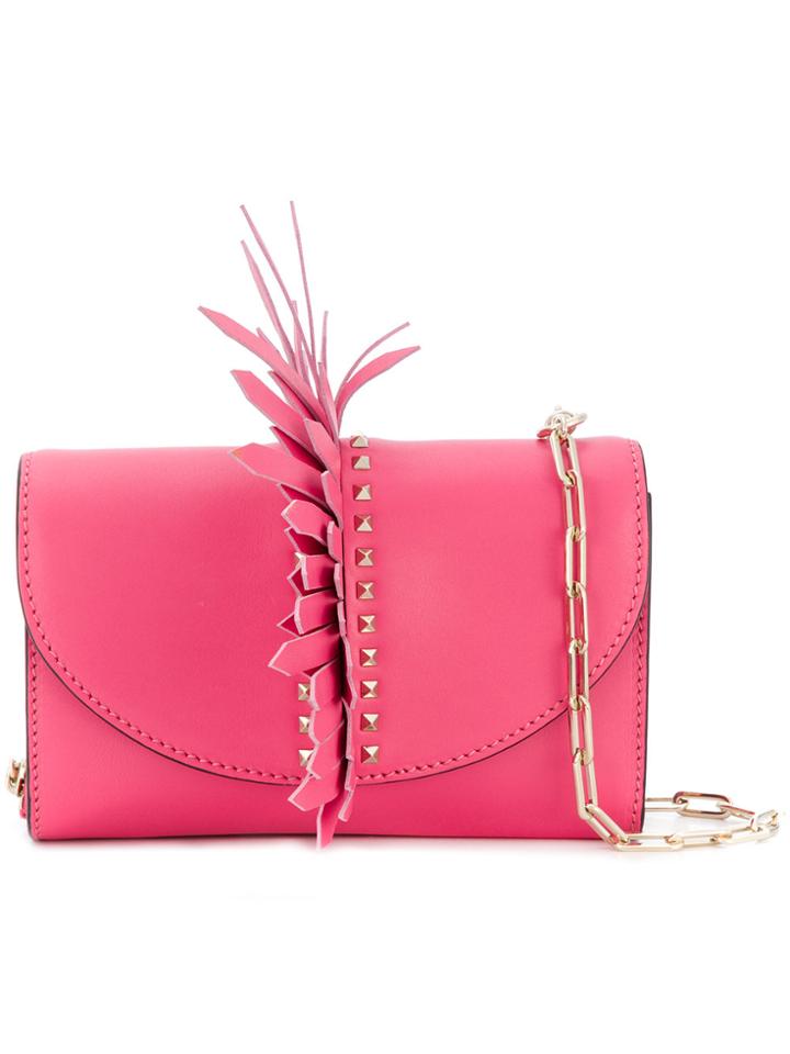 Valentino Valentino Garavani Indi Shoulder Bag - Pink & Purple
