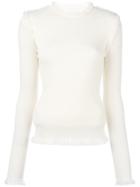 Michael Michael Kors Fringed Edge Jumper - Nude & Neutrals