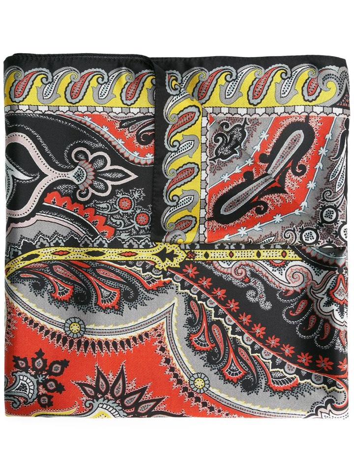 Etro - Printed Scarf - Women - Silk/wool - One Size, Women's, Silk/wool
