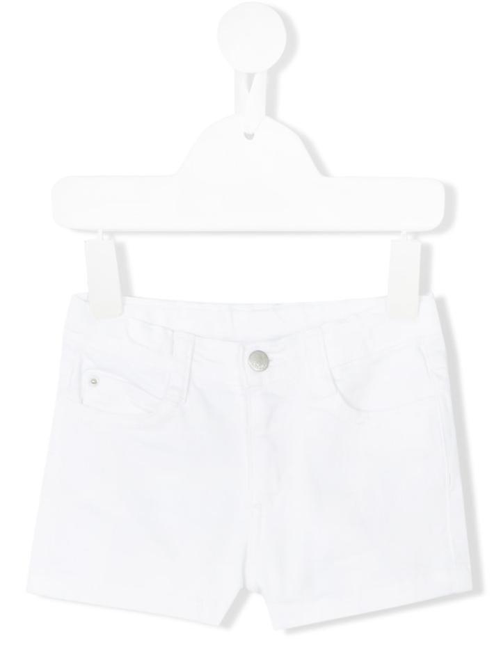 Knot - Twill Shorts - Kids - Cotton/elastodiene - 4 Yrs, White