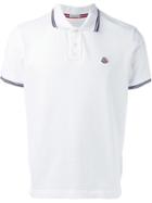Moncler Classic Polo Shirt, Men's, Size: M, White, Cotton