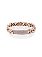 Shay Diamond Id Bracelet - Metallic