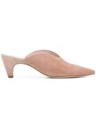 Kennel & Schmenger Pointed Slip-on Mules - Nude & Neutrals