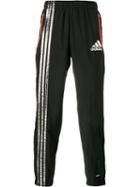Adidas By Kolor Striped Track Pants, Men's, Size: Large, Black, Polyamide/polyester