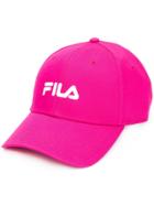 Fila Logo Embroidery Baseball Cap - Pink