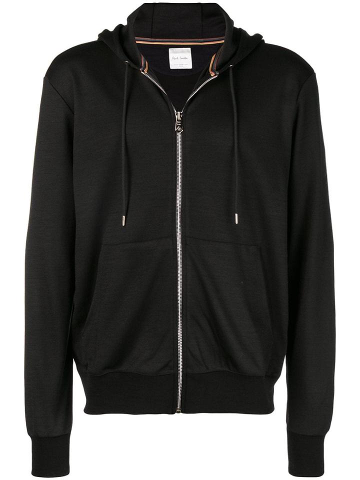 Paul Smith Zipped Hoodie - Black
