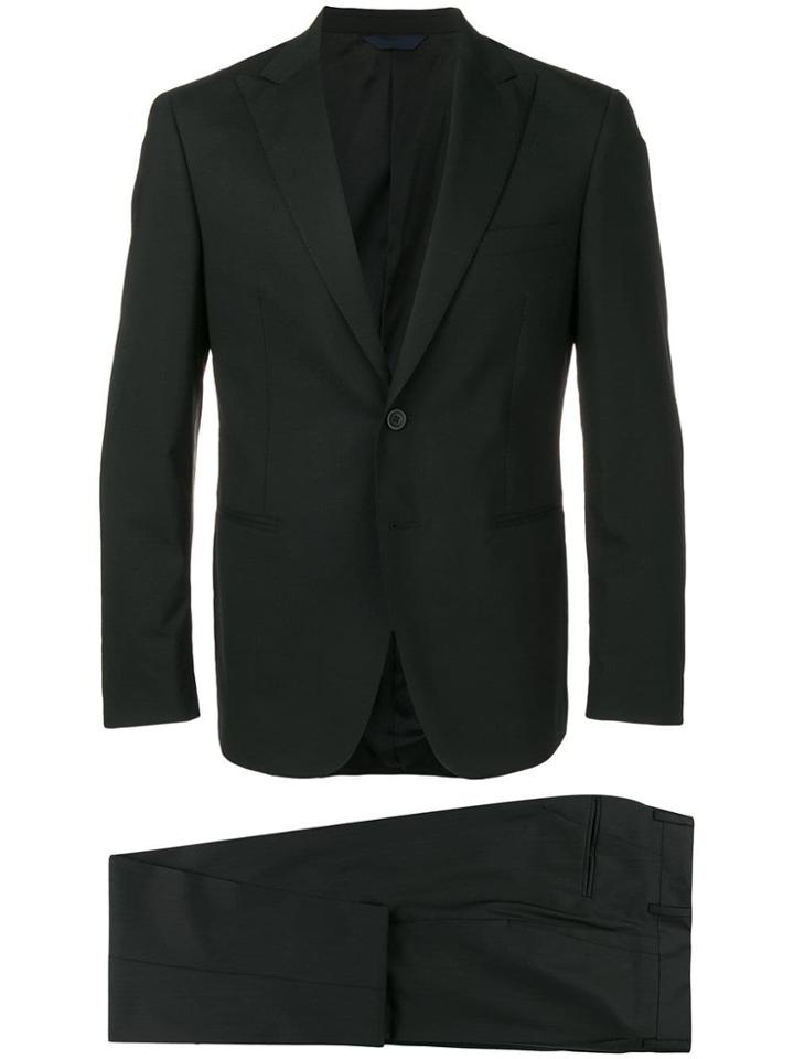 Tonello Lana Stretch Suit - Black