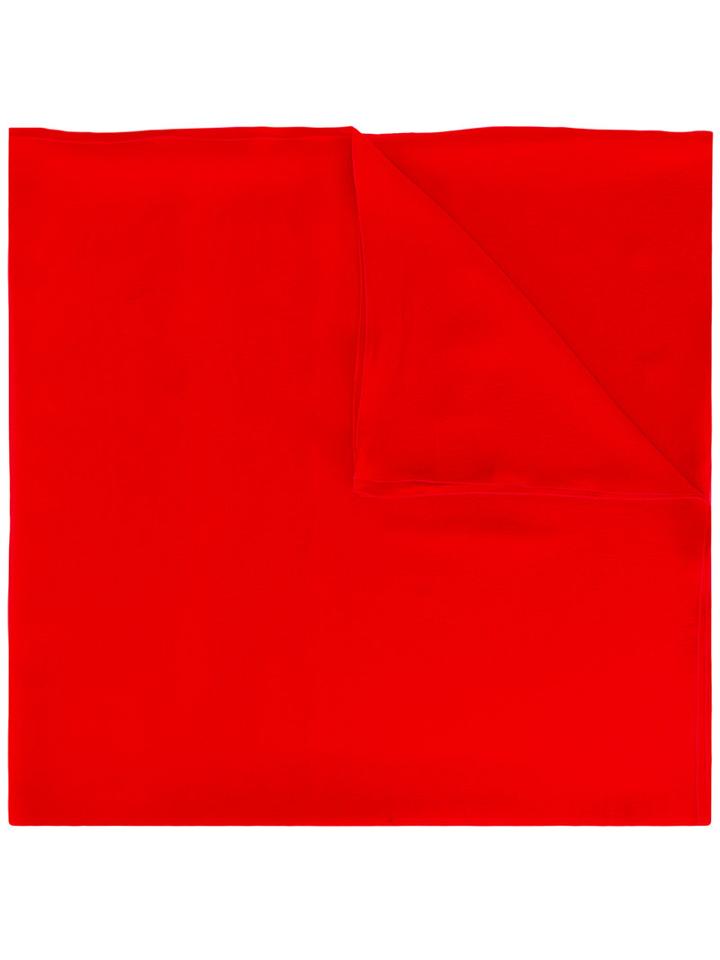 Alberta Ferretti Silk Scarf, Women's, Red, Silk