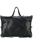 Saint Laurent - Embossed Tote - Women - Leather - One Size, Black, Leather