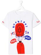 Burberry Kids Royal Guard Print T-shirt - White