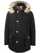 Woolrich Faux Fur Hood Parka - Blue