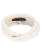 The Elder Statesman Knitted Head Turbant - White