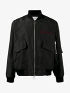 Ex Infinitas 'surfing' Bomber Jacket, Men's, Size: 50, Black, Silk