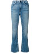 T By Alexander Wang Classic Cropped Denim Jeans - Blue