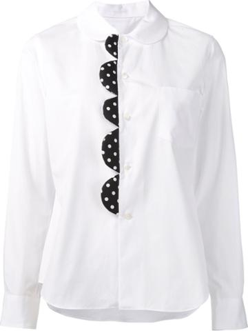 Comme Des Garçons Comme Des Garçons Scalloped Detail Shirt