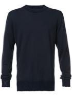 Maison Margiela - Classic Knitted Sweater - Men - Wool - L, Blue, Wool