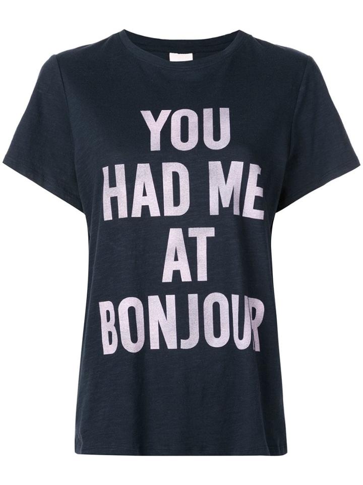 Cinq A Sept Printed T-shirt - Blue