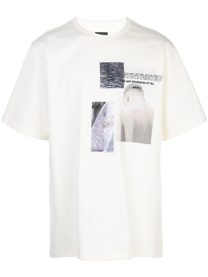 Juun.j Graphic Print T-shirt - Neutrals